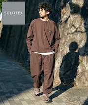 SOLOTEX パッカブル ロングスリーブ トラベルセットアップ ミニバッグ付き