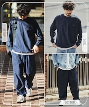 SOLOTEX パッカブル ロングスリーブ トラベルセットアップ ミニバッグ付き