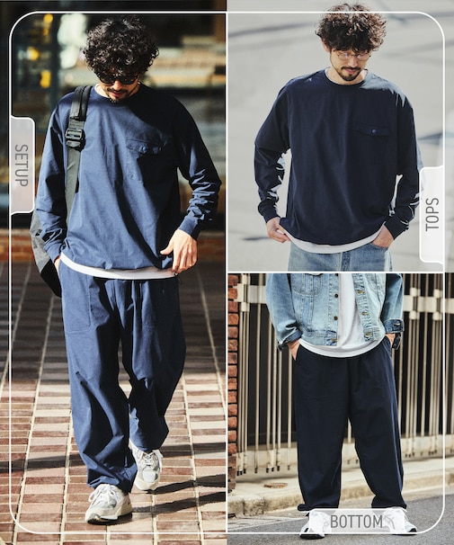 SOLOTEX パッカブル ロングスリーブ トラベルセットアップ ミニバッグ付き