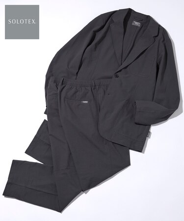 SOLOTEX シアサッカー 2Bジャケット セットアップ