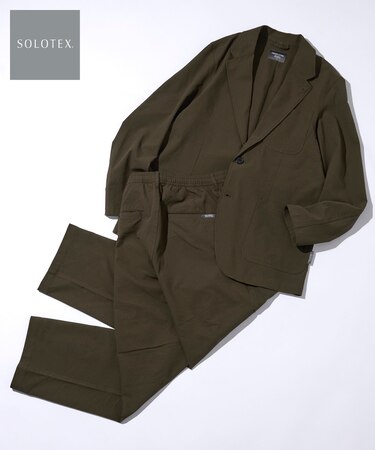 SOLOTEX シアサッカー 2Bジャケット セットアップ