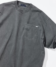 ビッグシルエット ピグメントダイ ヒドゥンロゴ ショートスリーブ ポケットTシャツ