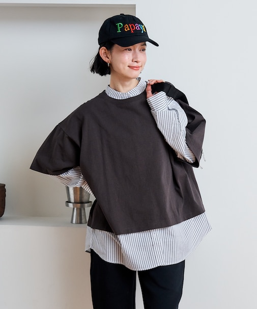 シャツドッキングプルオーバー