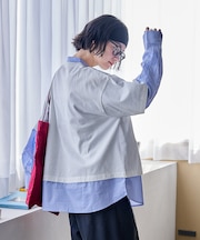 シャツドッキングプルオーバー