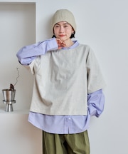 シャツドッキングプルオーバー