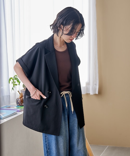 GATHER HEM ジャケット｜マウジーの通販｜&mall（アンドモール）三井