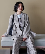 Gramps チェック ジャケット＜セットアップ対応＞
