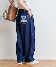 FIT MAGIC マーベルト タック カーブパンツ/タックカーブデニム