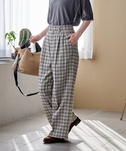 Gramps チェックパンツ＜セットアップ対応＞
