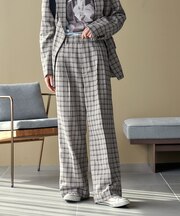 Gramps チェックパンツ＜セットアップ対応＞