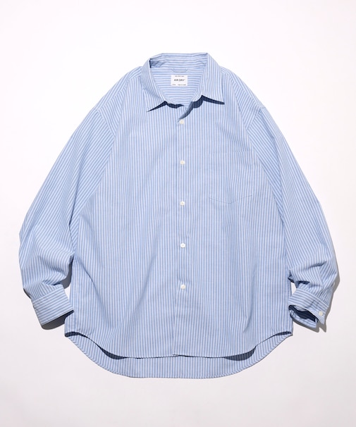 AIRDRY HIGH TECHYARN 高機能素材 ブロード レギュラーカラーシャツ ロングスリーブ/吸水速乾/遮熱性