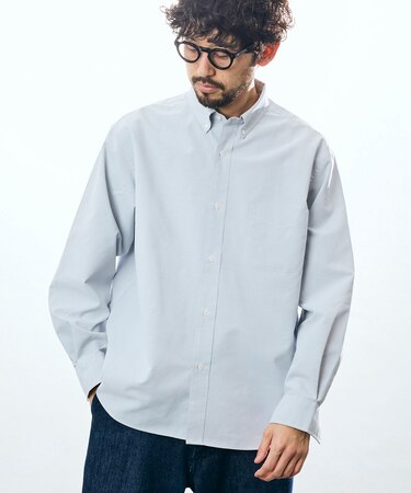 AIRDRY HIGH TECHYARN 高機能素材 オックスフォード ボタンダウンシャツ ロングスリーブ