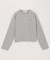 SHORT CREW NECK CARDIGAN