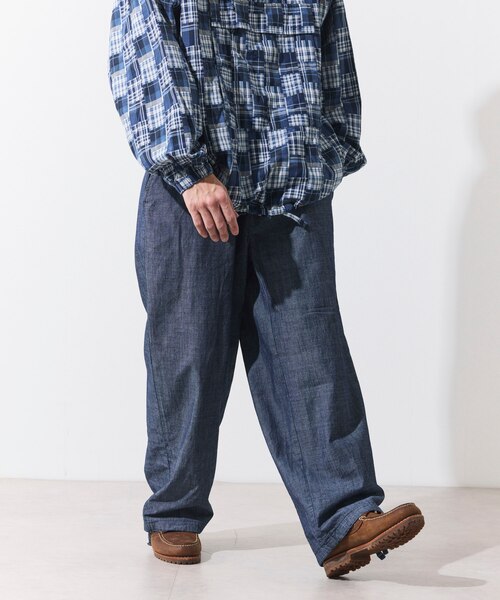 別注 シャンブレー リラックスフィット イージーパンツ｜フリークス