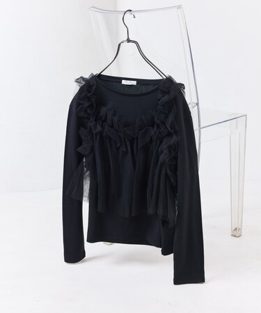 チュールビスチェ ドッキングロンT