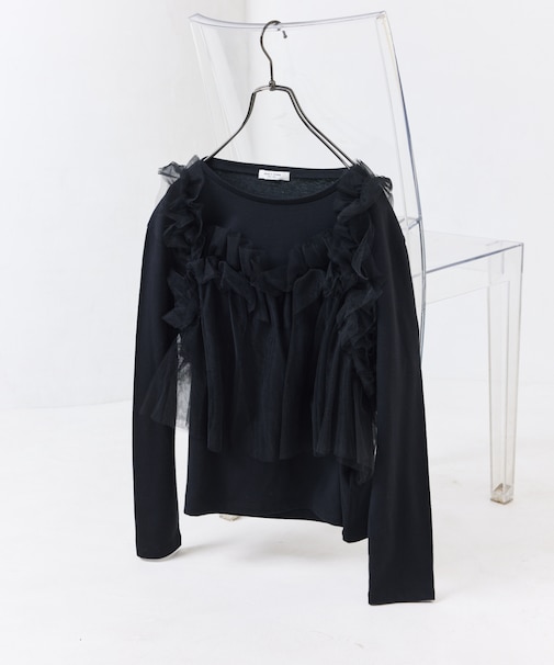 チュールビスチェ ドッキングロンT