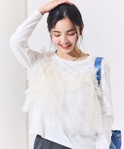 チュールビスチェ ドッキングロンT