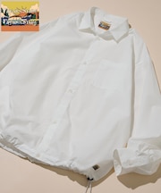 ビッグシルエット タイプライター スピンドル レギュラーカラーシャツ