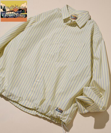 ビッグシルエット タイプライター スピンドル レギュラーカラーシャツ