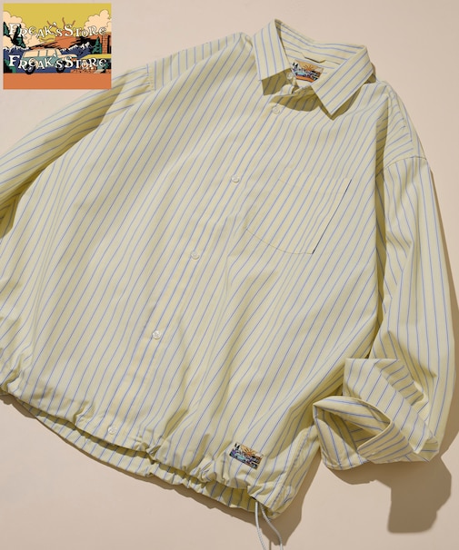 ビッグシルエット タイプライター スピンドル レギュラーカラーシャツ