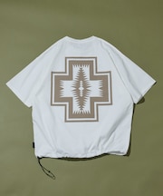 別注 バックプリント スピンドルTシャツ ソロテックス×カルキュロ素材/吸汗速乾/軽量