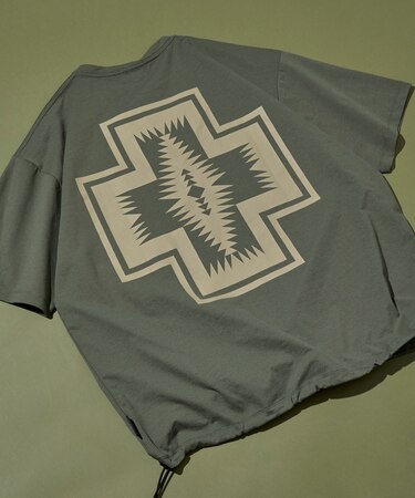 別注 バックプリント スピンドルTシャツ ソロテックス×カルキュロ素材/吸汗速乾/軽量