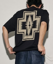 別注 バックプリント クルーネックTシャツ
