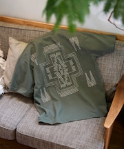 別注 バック刺繍デザイン クルーネックTシャツ