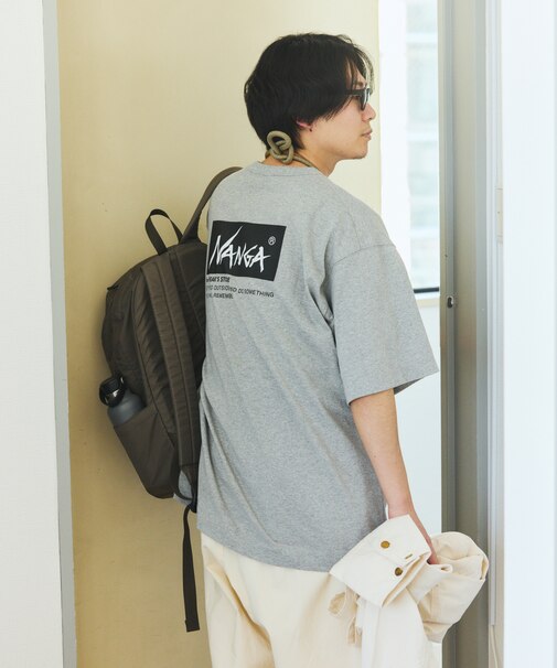 別注 刺繍 ECO HYBRID LOGO TEE エコハイブリッド ルーズフィット ロゴ 刺繍Tシャツ