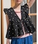 インド 小花刺繍 フリルベスト＜セットアップ対応＞