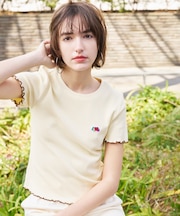 【3月5日12:00～販売開始】別注 配色メロー リブ半袖Tシャツ