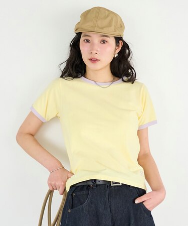 【3月5日12:00～販売開始】別注 配色リンガー 天竺Tシャツ