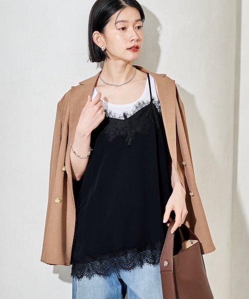 SHEER SQUEEZE CAMI トップス｜スライの通販｜&mall（アンドモール