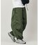 Quick Dry Fabric ワイドシルエット ポリリップクロス ミリタリーサーカスパンツ/UVカット/速乾 【限定展開】