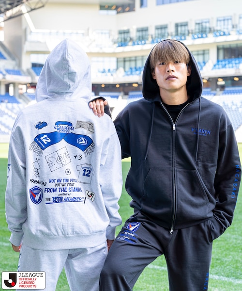 J.LEAGUE × FREAK'S STORE 別注SUPPORTERS ZIP HOODIE 【Vファーレン