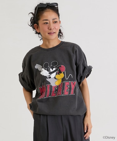 ROCK / MICKEY /ビッグTシャツ