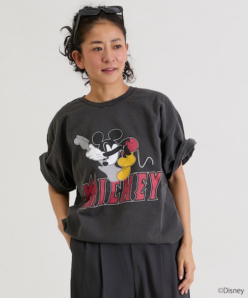 ROCK / MICKEY /ビッグTシャツ