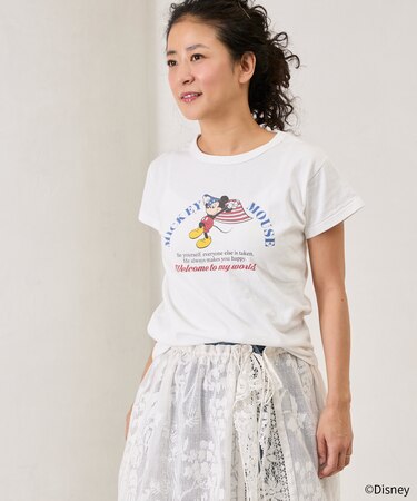【MICKEY/ミッキー 】コンパクト ちびTシャツ