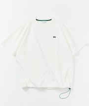 別注 ワンポイントロゴ スピンドル付き クルーネック 半袖Tシャツ 吸水性 接触冷感 リラックスシルエット