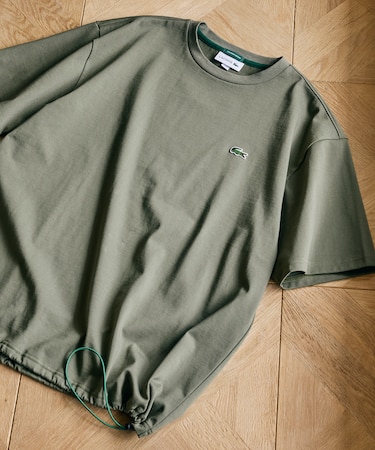別注 ワンポイントロゴ スピンドル付き クルーネック 半袖Tシャツ 吸水性 接触冷感 リラックスシルエット