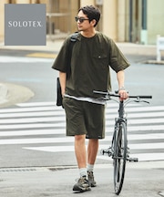 SOLOTEX パッカブル ショートスリーブ トラベルセットアップ ミニバッグ付き 吸水速乾