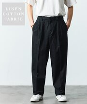 LINEN COTTON EASY SLACKS【セットアップ対応】