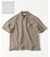 LINEN COTTON OPEN COLLAR SS SHIRT