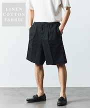 LINEN COTTON EASY SHORT PANTS
