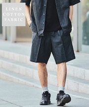 LINEN COTTON EASY SHORT PANTS