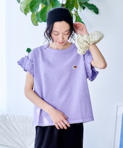別注 ピグメントフリルTシャツ