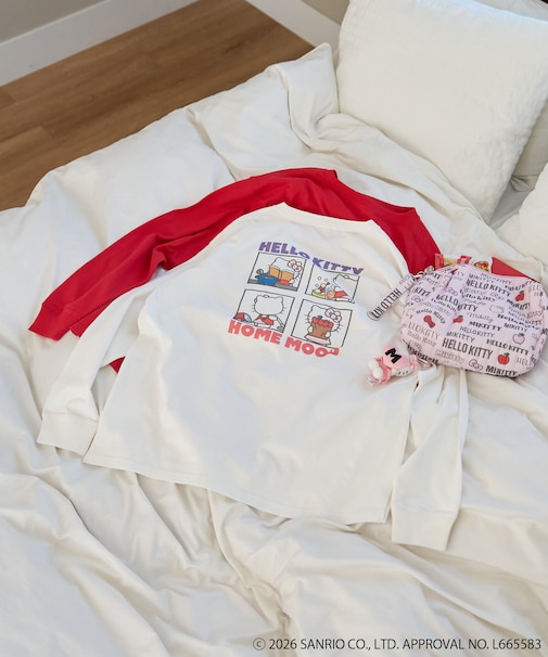 【3月19日12:00～販売開始】”HELLO KITTY” HOME MOOD ロンT/ハローキティ