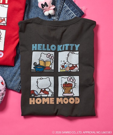 【3月19日12:00～販売開始】”HELLO KITTY” HOME MOOD ロンT/ハローキティ
