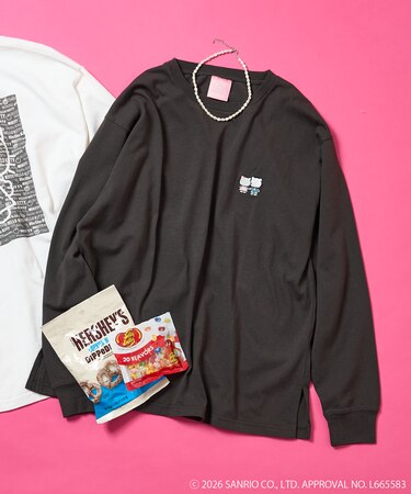 【3月19日12:00～販売開始】”HELLO KITTY” 総柄プリントロンT