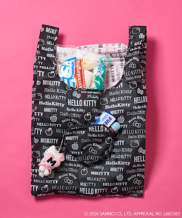 【3月19日12:00~販売開始】"HELLO KITTY"総柄 エコバック